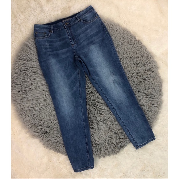 Garnet Hill Denim - Garnet Hill Essential Slim Jeans 31 Short Skinny